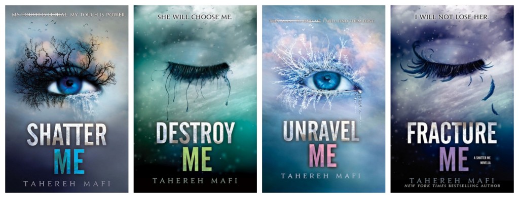 shatter me books in order with novellas